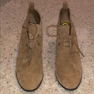 Tan booties!